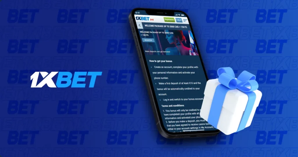1xBet 100% bonus on first deposit